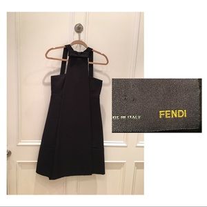 fendi black dress